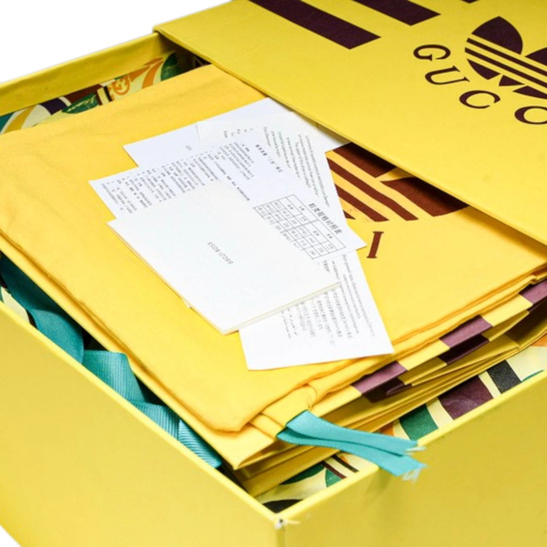 Guссi x Gazelle 'Yellow Velvet Green'