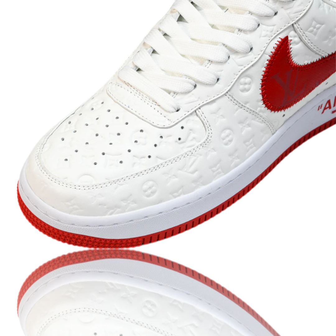Louis Vuittоп x AF1 By Virgil Abloh 'White Red'
