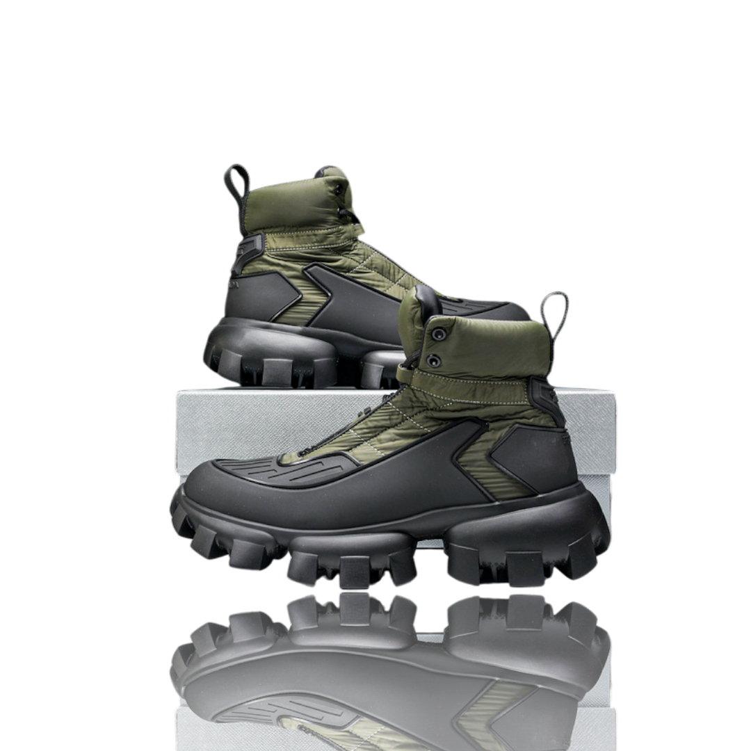 Prada Cloudbust Thunder High Tops 'Army Green'