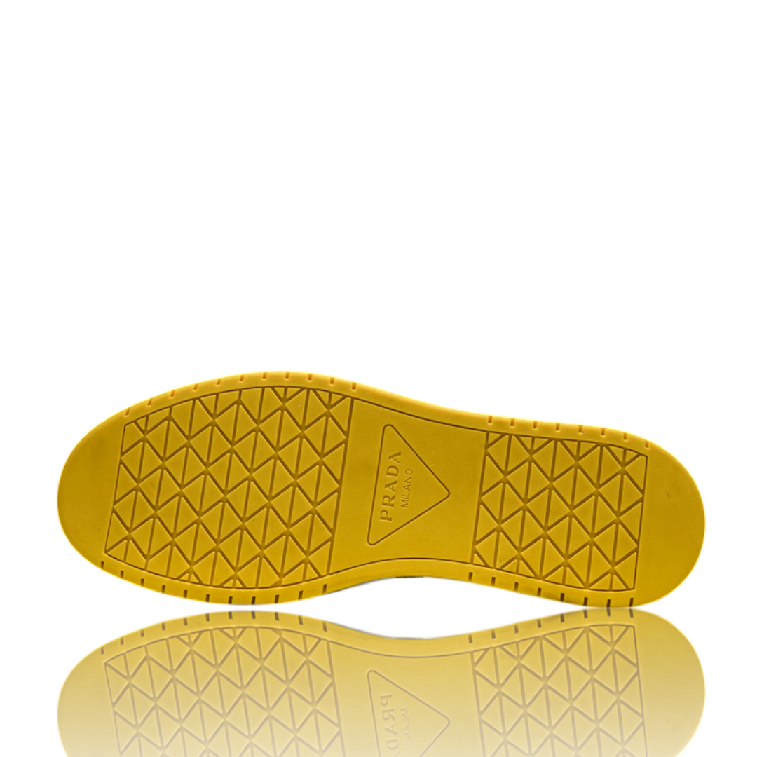 Prada Downtown Sneaker 'White Yellow Sun'