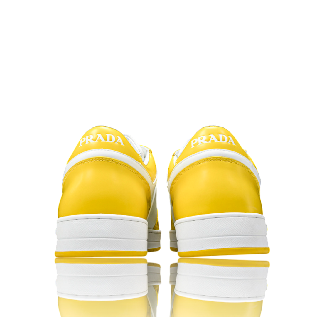 Prada Downtown Sneaker 'White Yellow Sun'