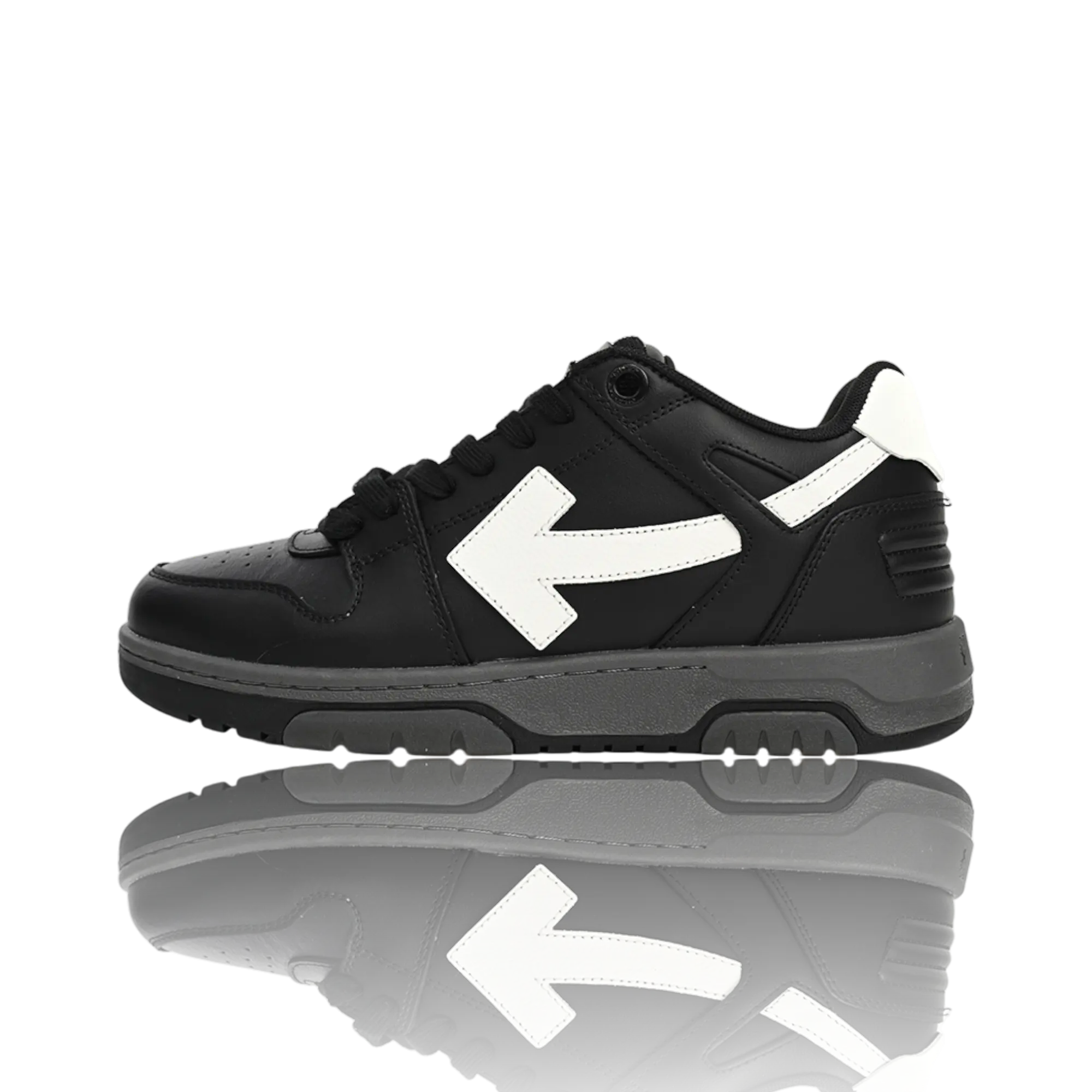 Off-White Out Of Office Low Top 'Black White'