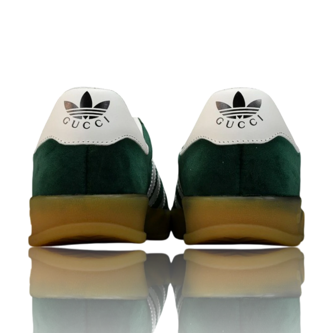 Guссi x Gazelle 'Green Suede'