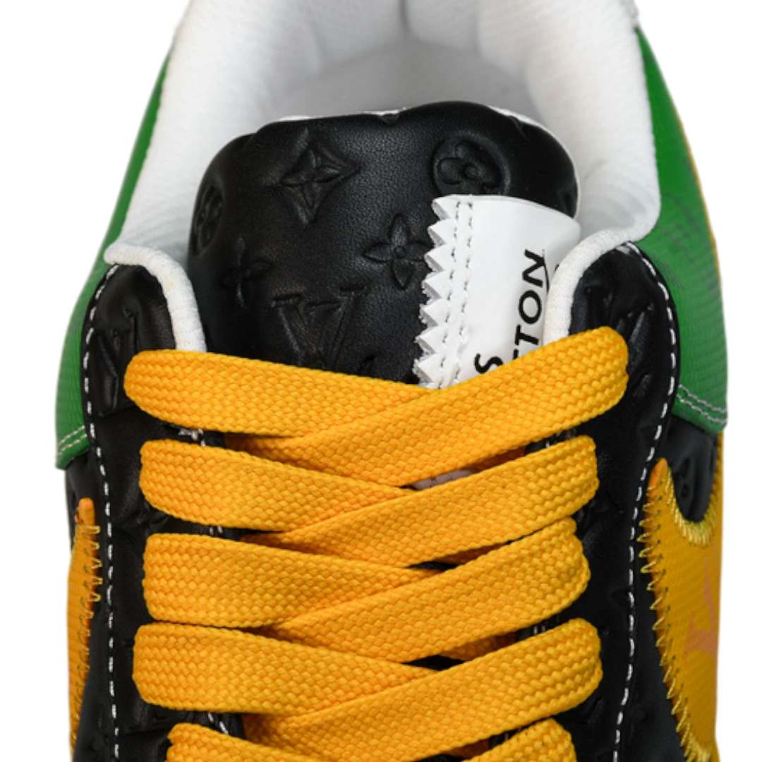 Louis Vuittоп x AF1 By Virgil Abloh 'Black Green Yellow'