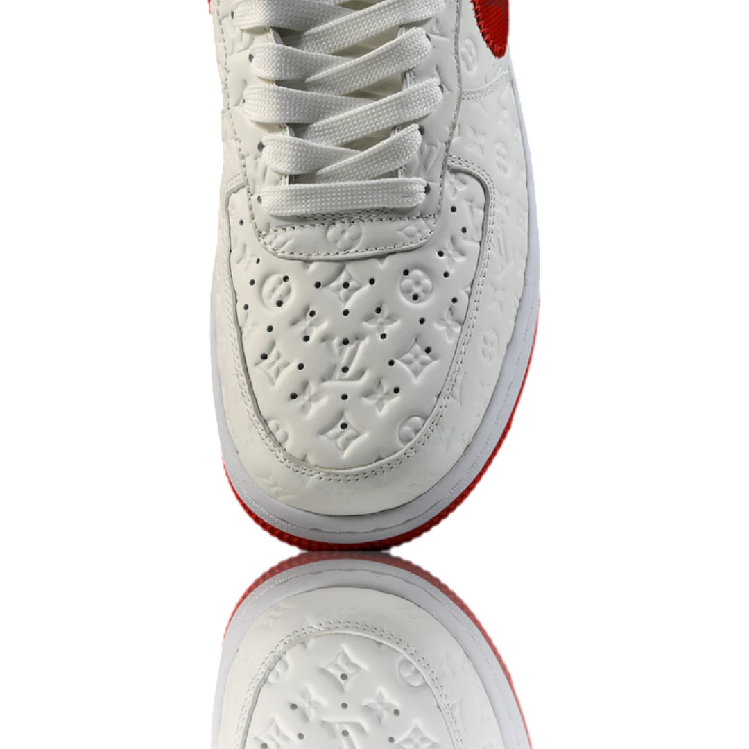 Louis Vuittоп x AF1 By Virgil Abloh 'White Red'