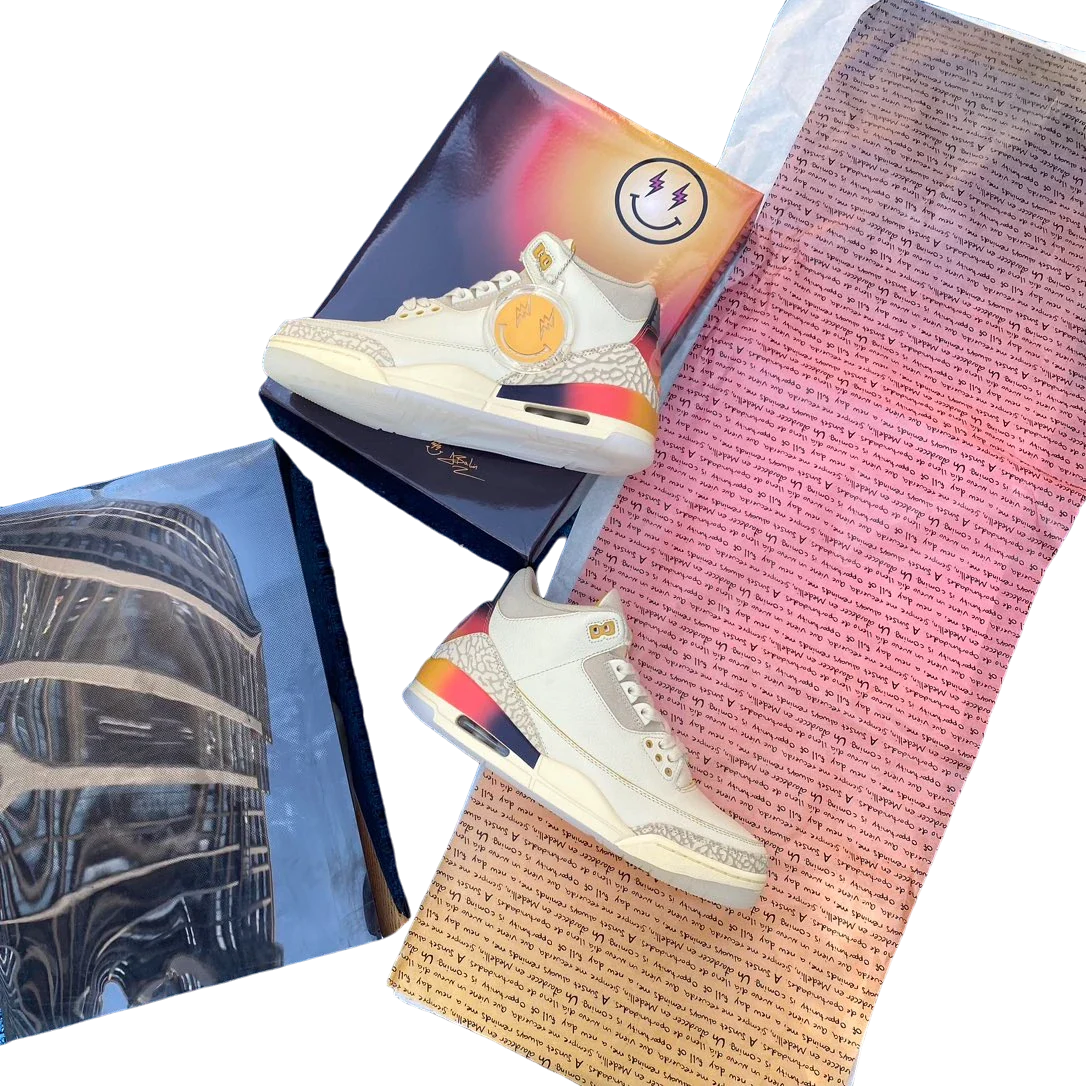 J Balvin x AJ3 Retro 'Medellín Sunset'